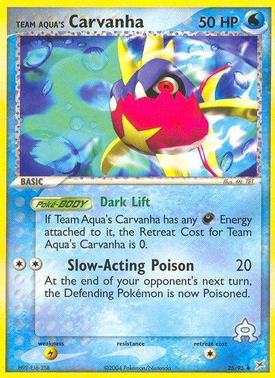Team Aqua's Carvanha - EX Team Magma vs Team Aqua