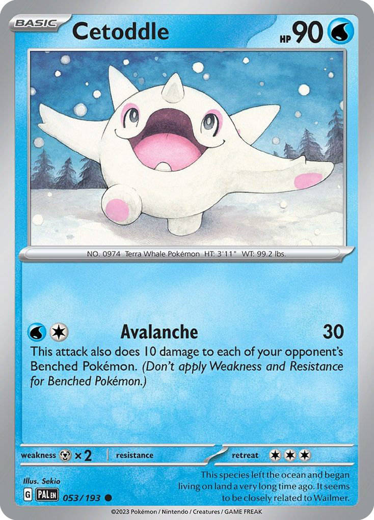 Cetoddle - Paldea Evolved