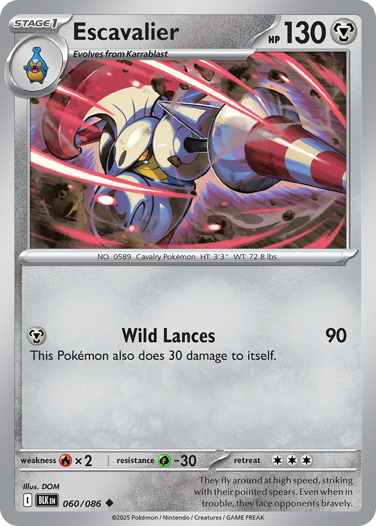 Escavalier - Black Bolt