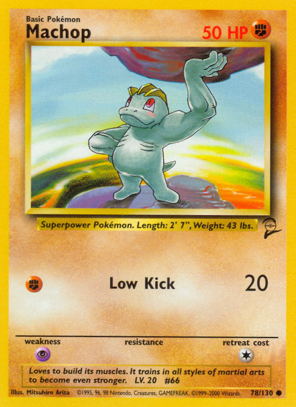 Machop - Base Set 2