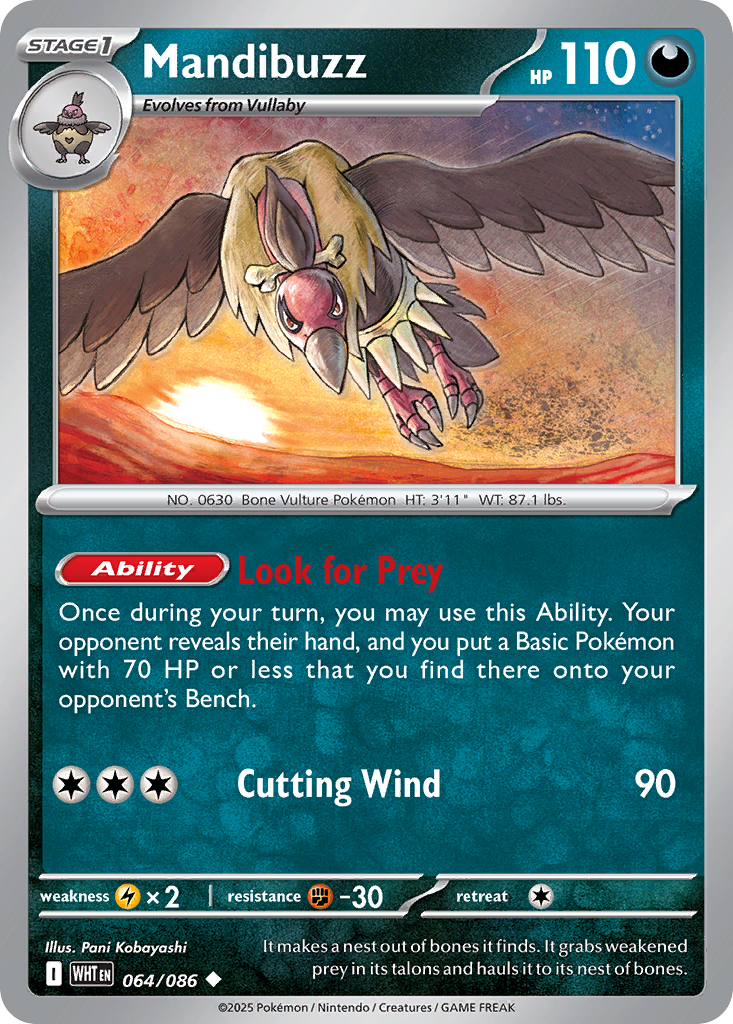 Mandibuzz - White Flare