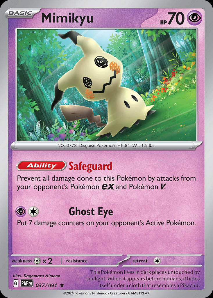 Mimikyu - Paldean Fates