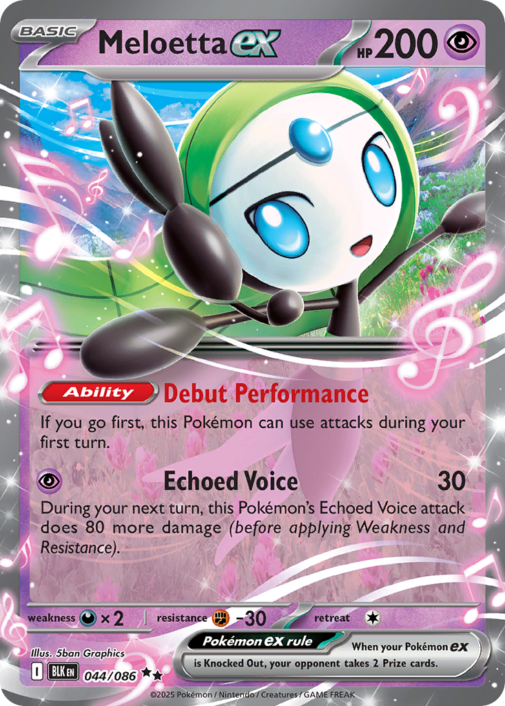 Meloetta ex - Black Bolt