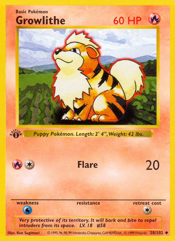 Growlithe - Base Set