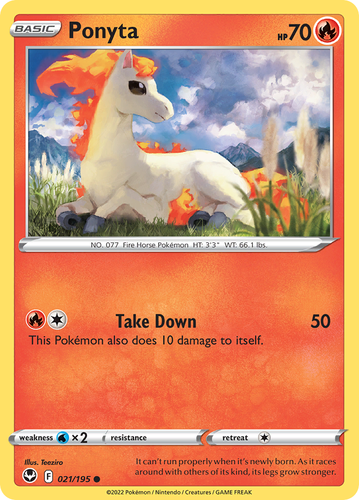 Ponyta - Silver Tempest