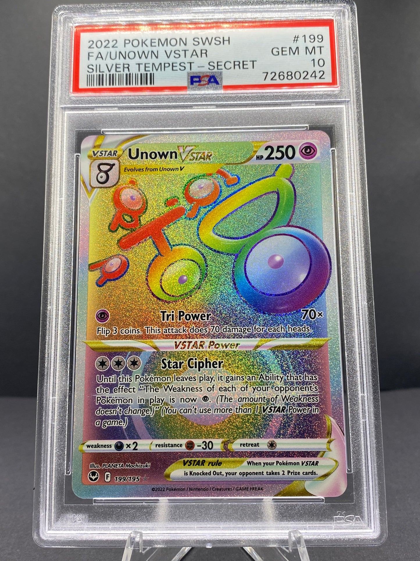 Unown VSTAR Silver Tempest