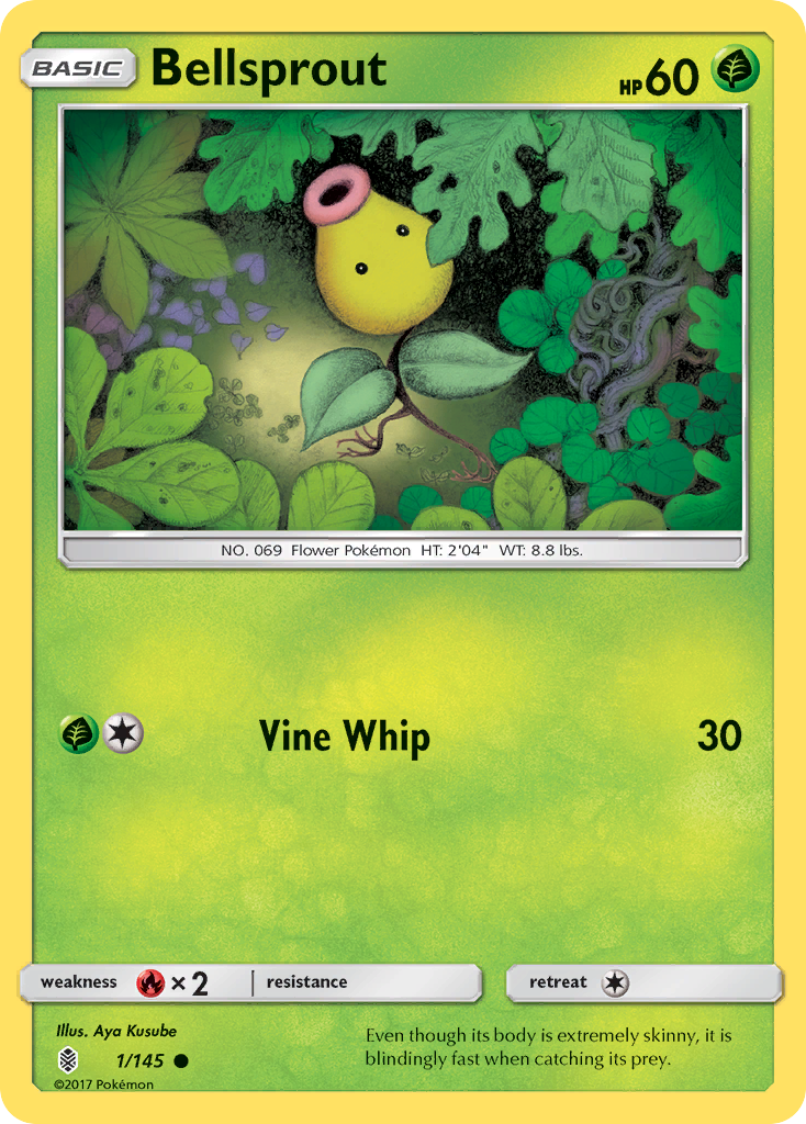 001/145 - Bellsprout - Guardians Rising