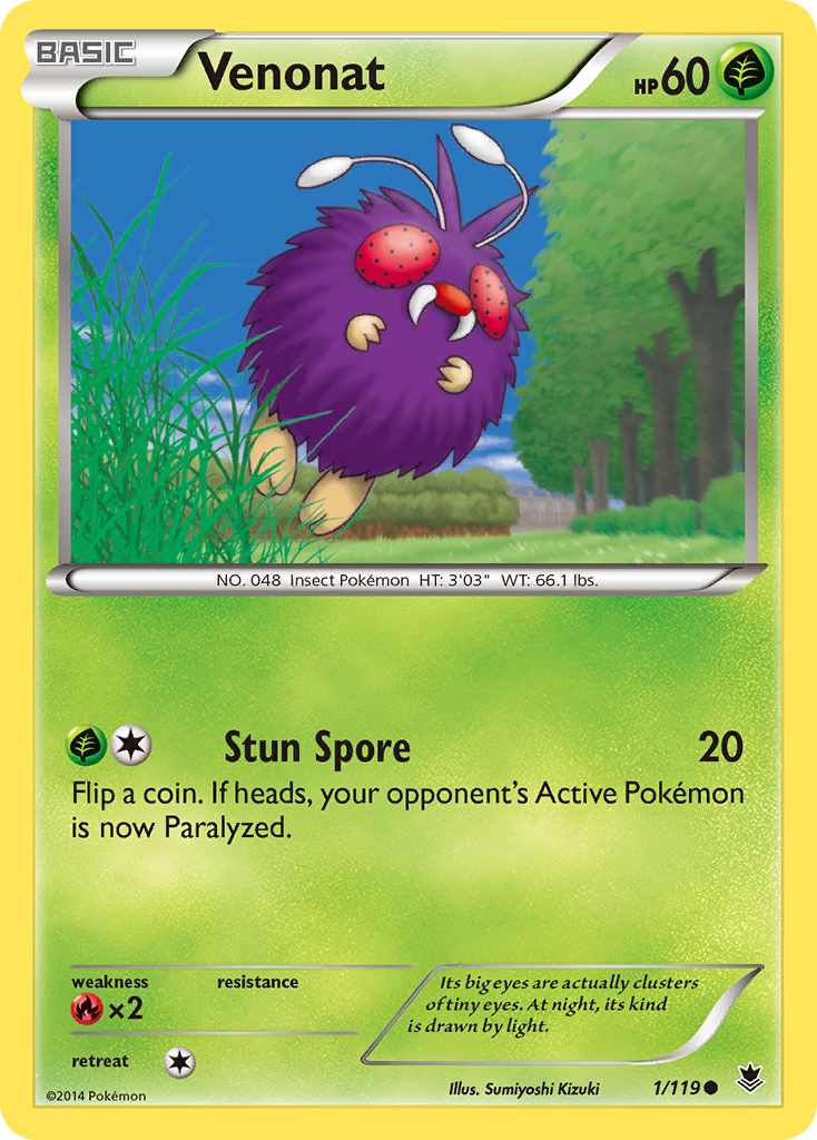 001/119 - Venonat - Phantom Forces