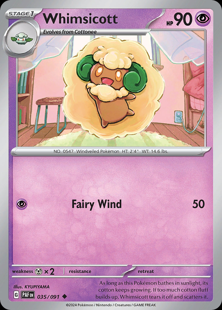 Whimsicott - Paldean Fates