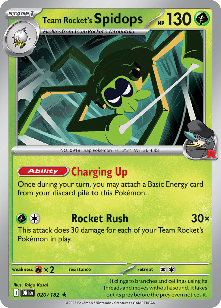 Team Rocket's Spidops - Destined Rivals