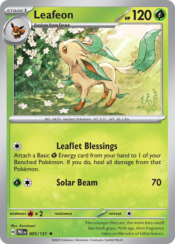 Leafeon - Prismatic Evolutions