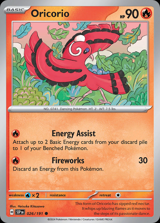 Oricorio - Surging Sparks