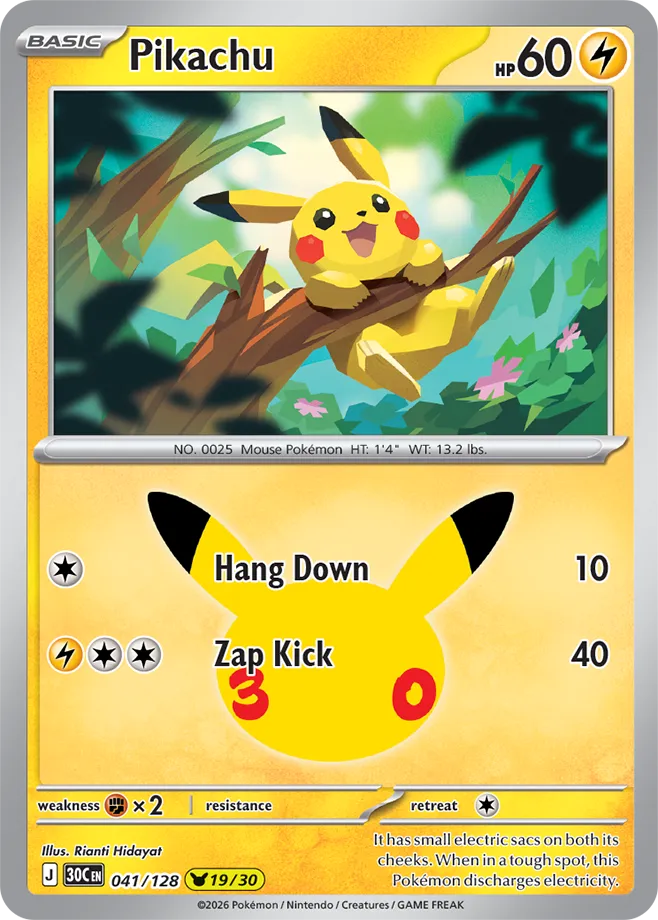 Pikachu - 30th Celebration