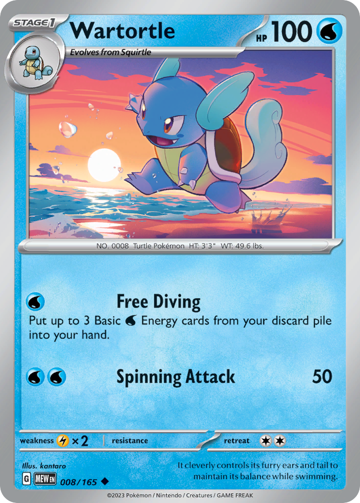 Wartortle - Scarlet & Violet 151