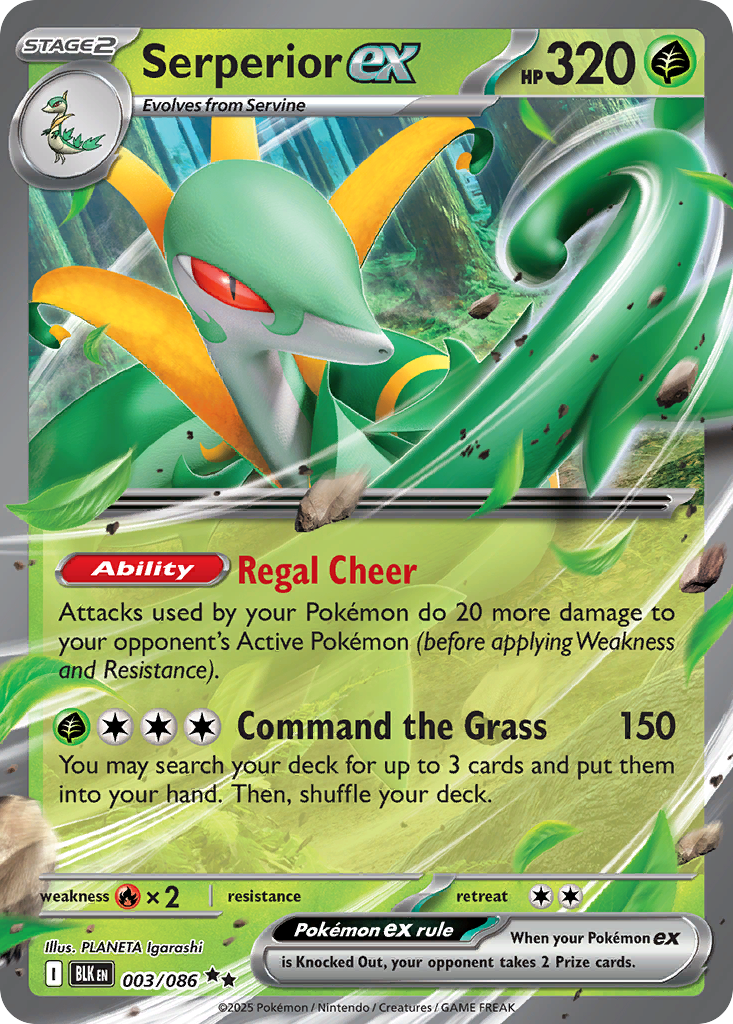 Serperior ex - Black Bolt