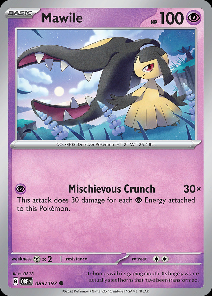 Mawile - Obsidian Flames