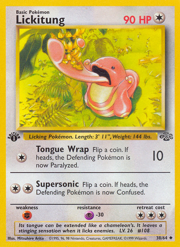 038/64 - Lickitung - Jungle (1st Edition)