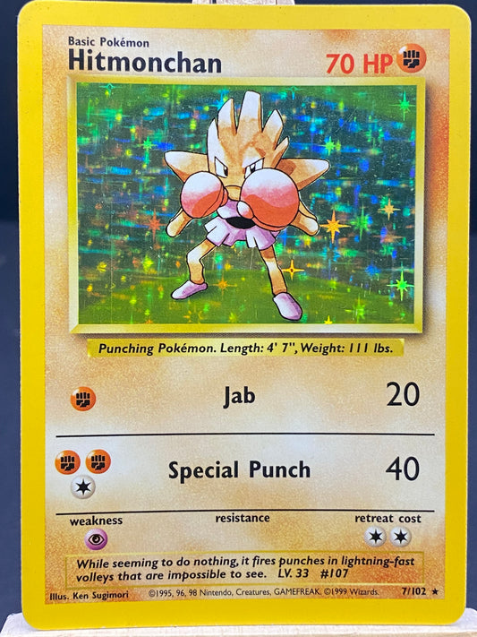 007/102 - Hitmonchan - Base Set (Normal Holo)