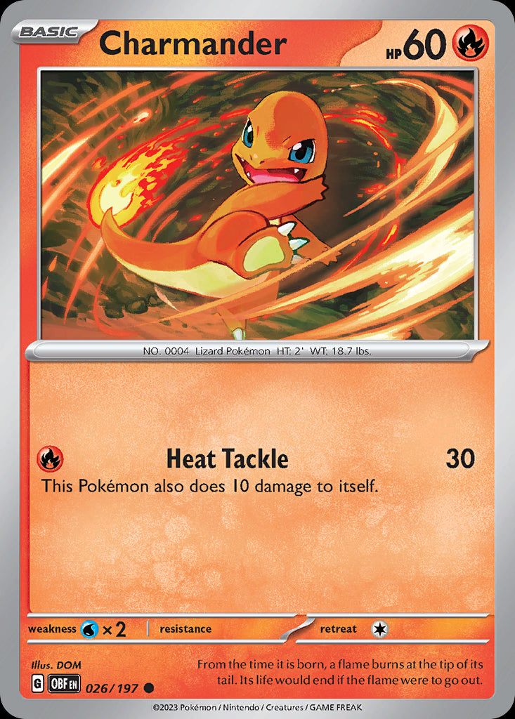 Charmander - Obsidian Flames