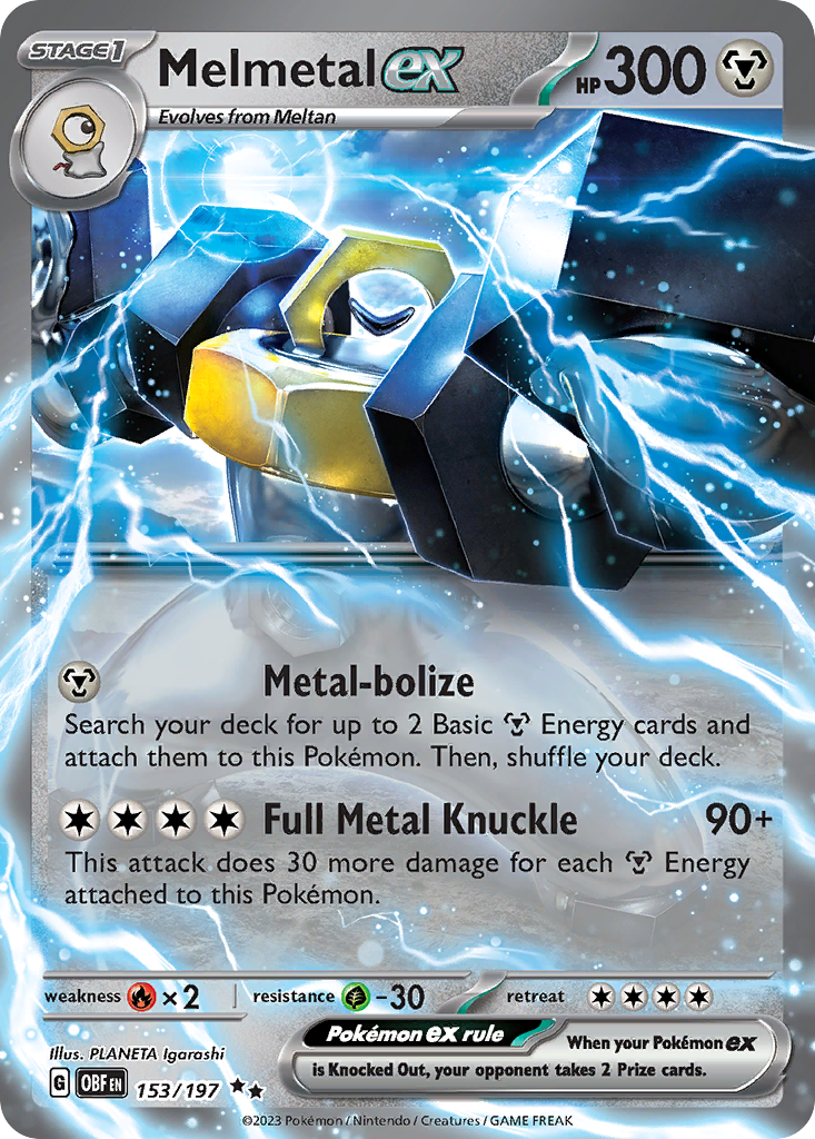 Melmetal ex - Obsidian Flames