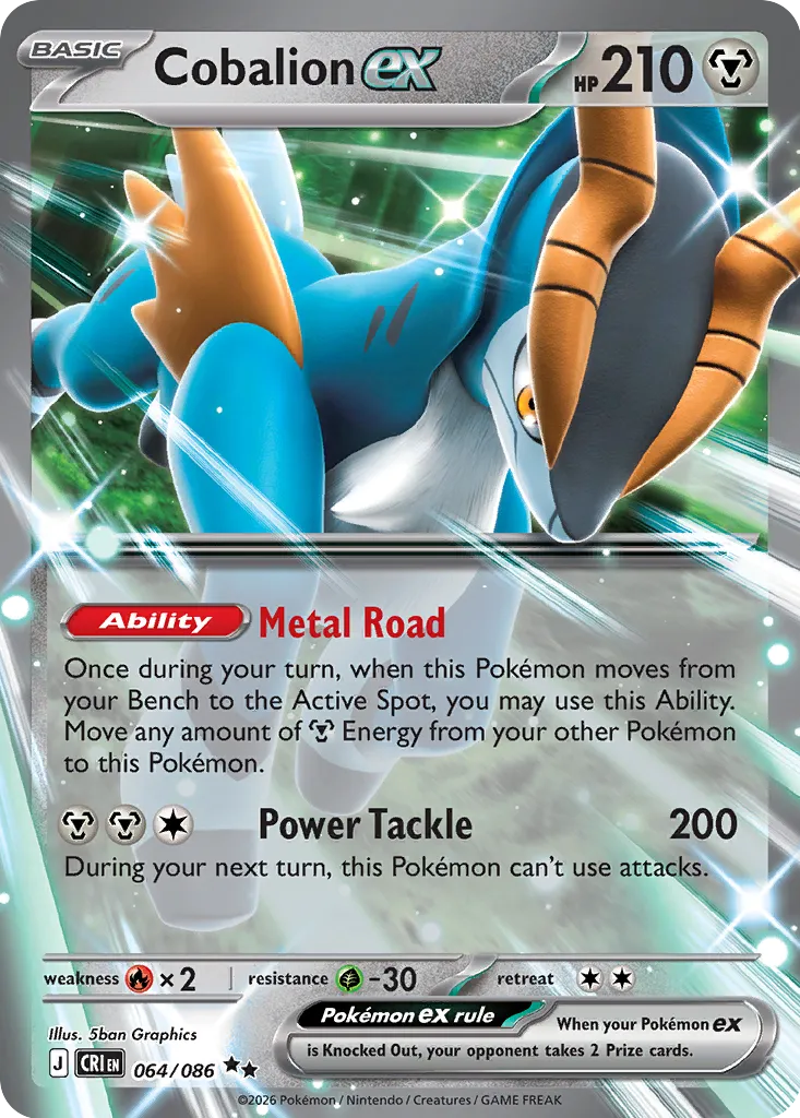 Cobalion ex - Chaos Rising