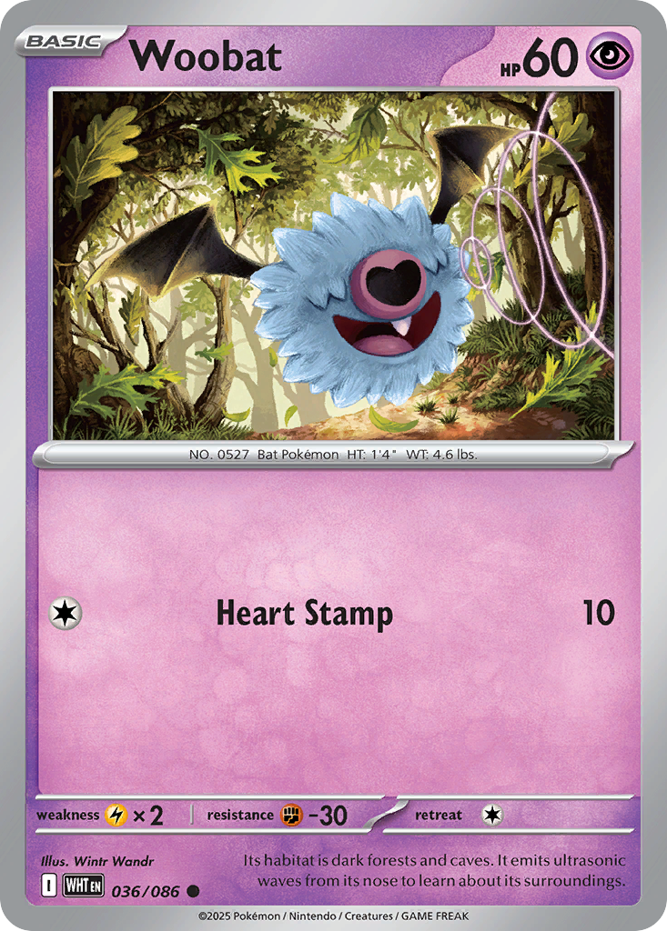 Woobat - White Flare