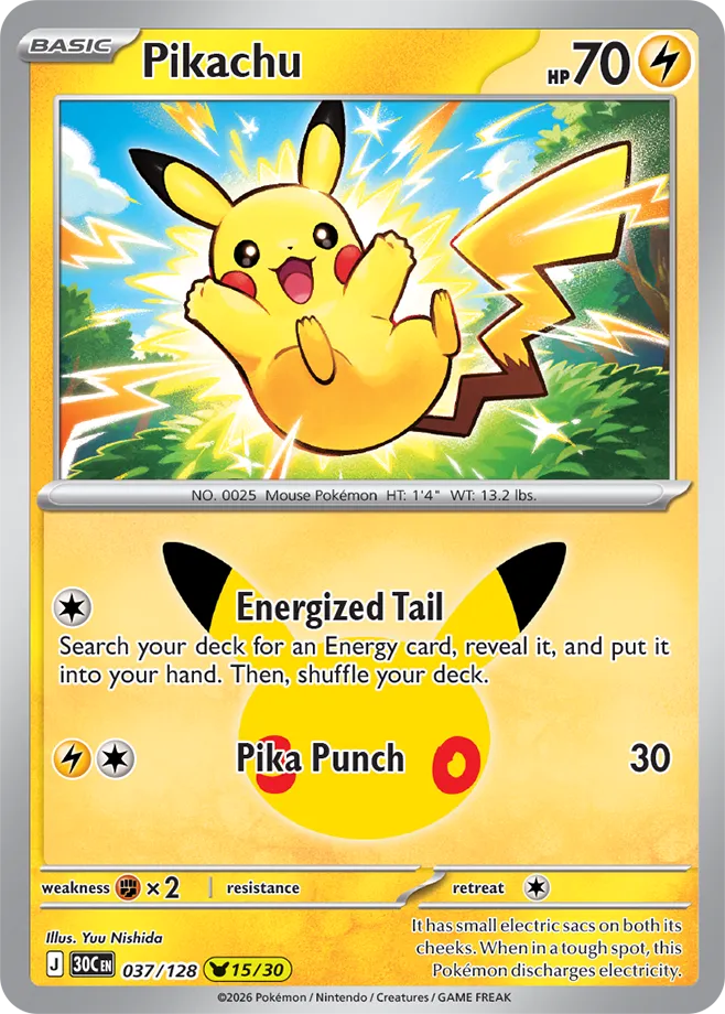 Pikachu - 30th Celebration