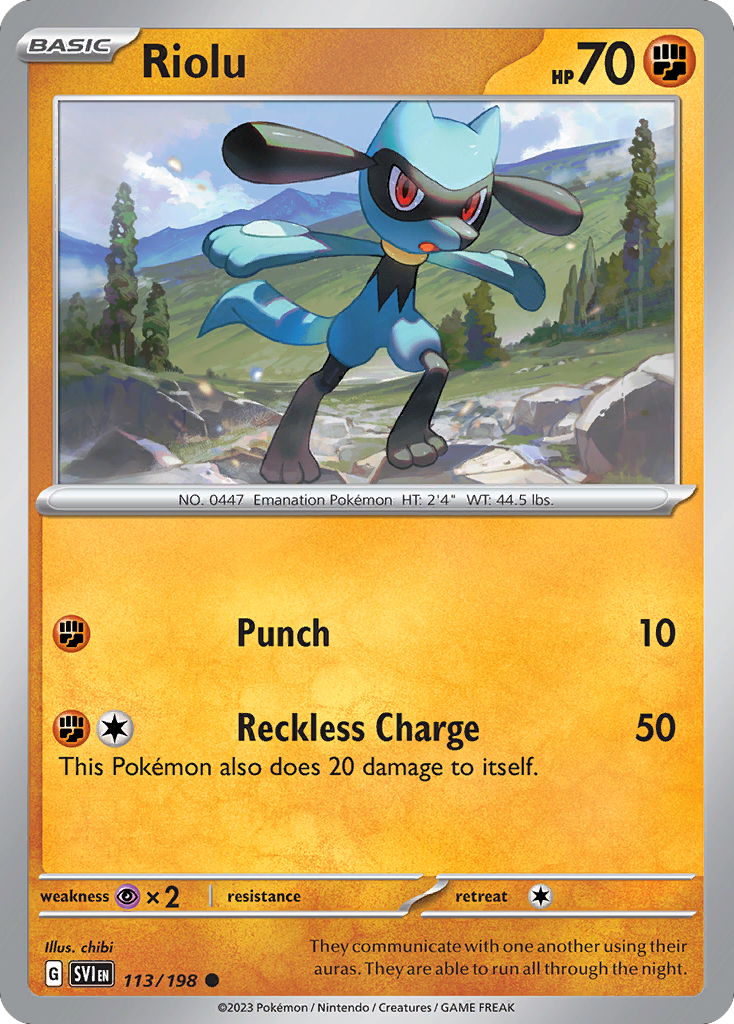 Riolu - Scarlet & Violet