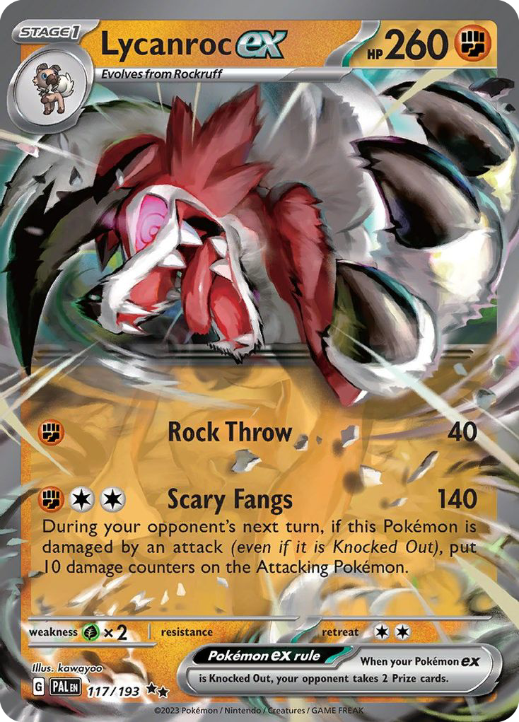 Lycanroc ex - Paldea Evolved