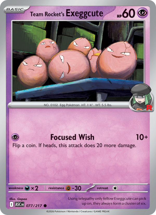 Team Rocket's Exeggcute - Ascended Heroes
