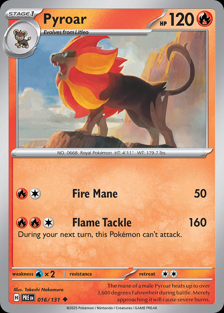 Pyroar - Prismatic Evolutions