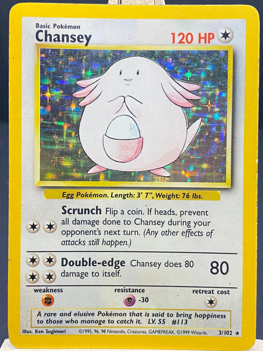 003/102 - Chansey - Base Set (Normal Holo)