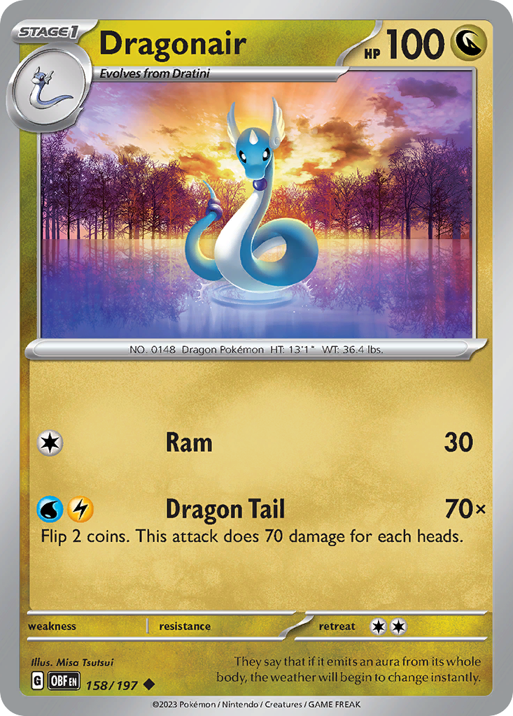 Dragonair - Obsidian Flames