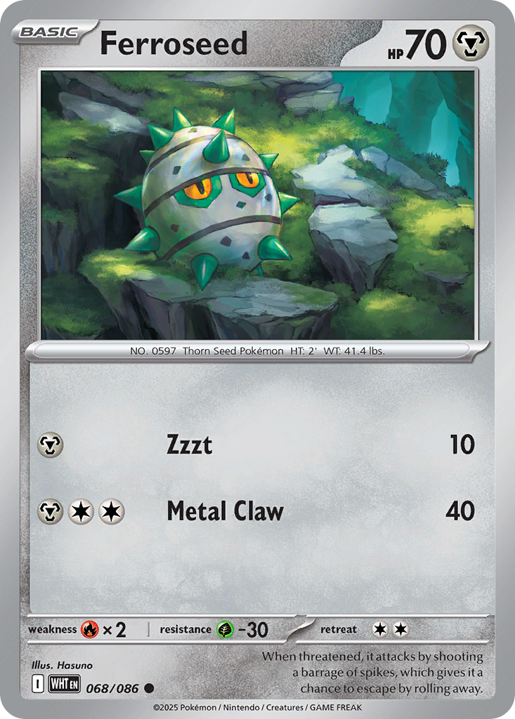 Ferroseed - White Flare