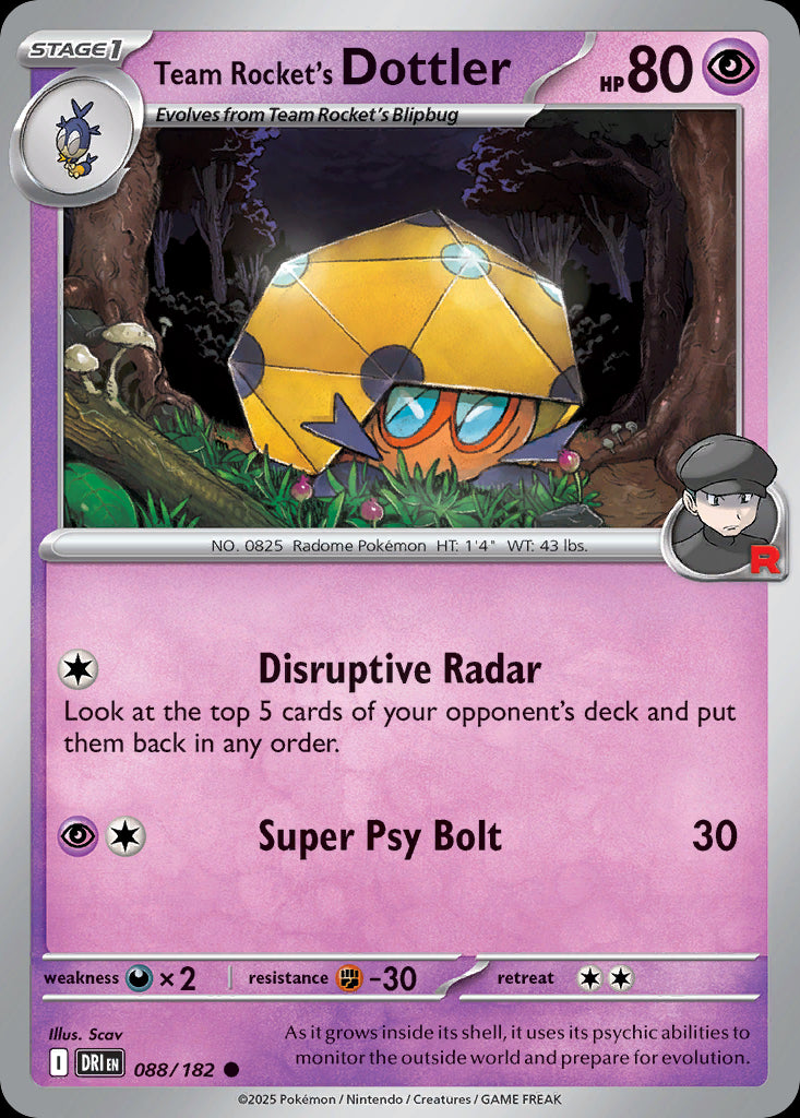 Team Rocket's Dottler - Destined Rivals