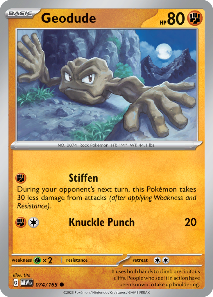 Geodude - Scarlet & Violet 151