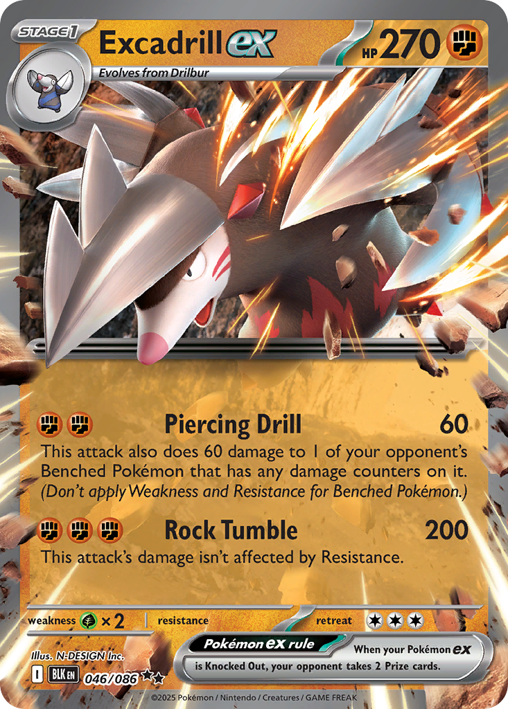 Excadrill ex - Black Bolt