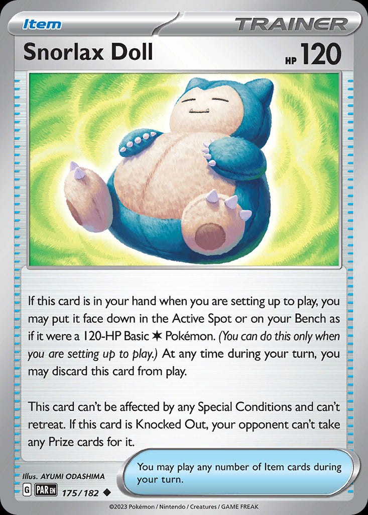 Snorlax Doll - Paradox Rift