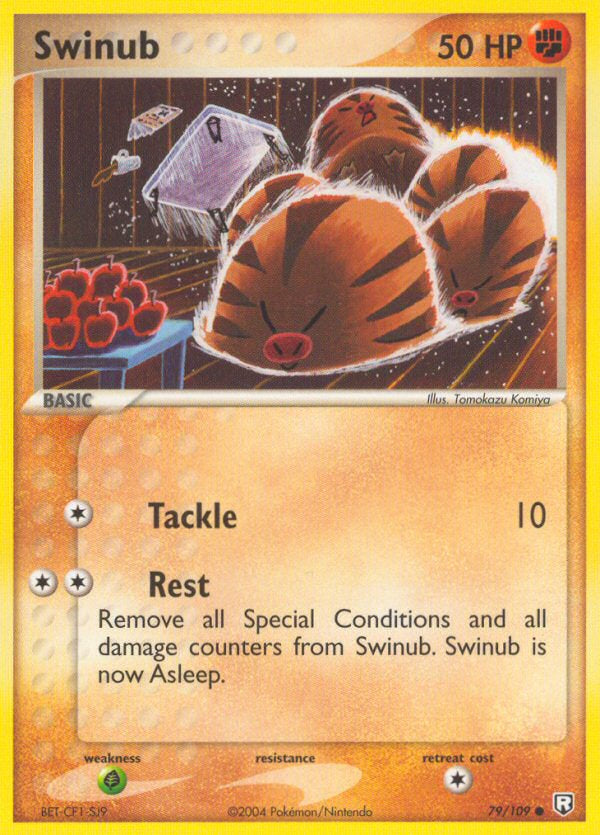 Swinub - EX Team Rocket Returns