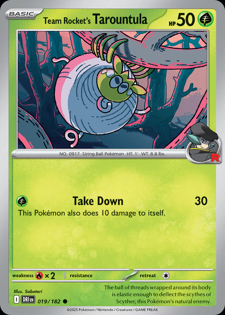Team Rocket's Tarountula - Destined Rivals