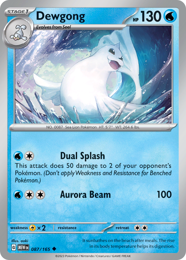 Dewgong - Scarlet & Violet 151