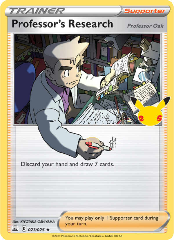 Professor's Research (Professor Oak) - Celebrations