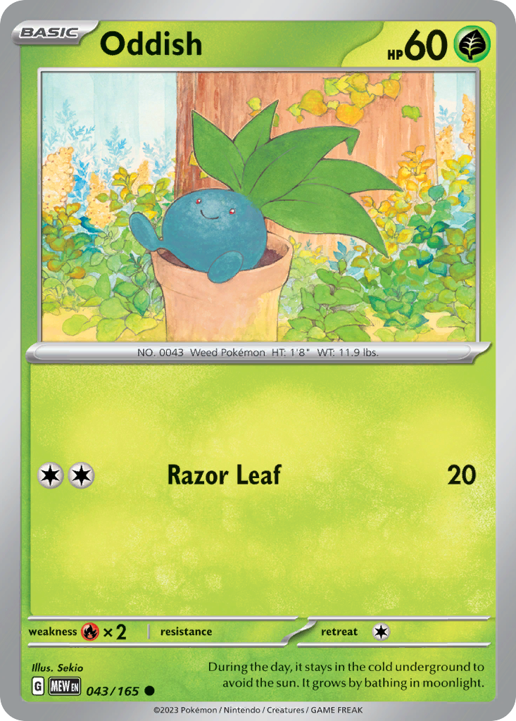 Oddish - Scarlet & Violet 151