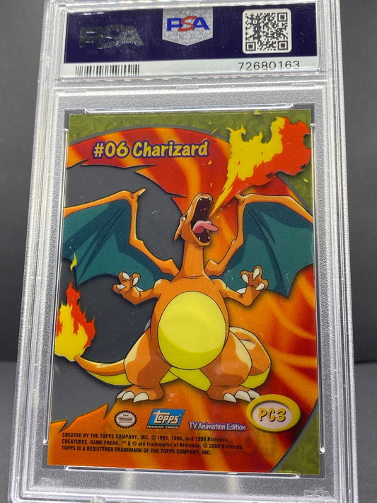 Charizard Topps - TV Animation Clear Cards