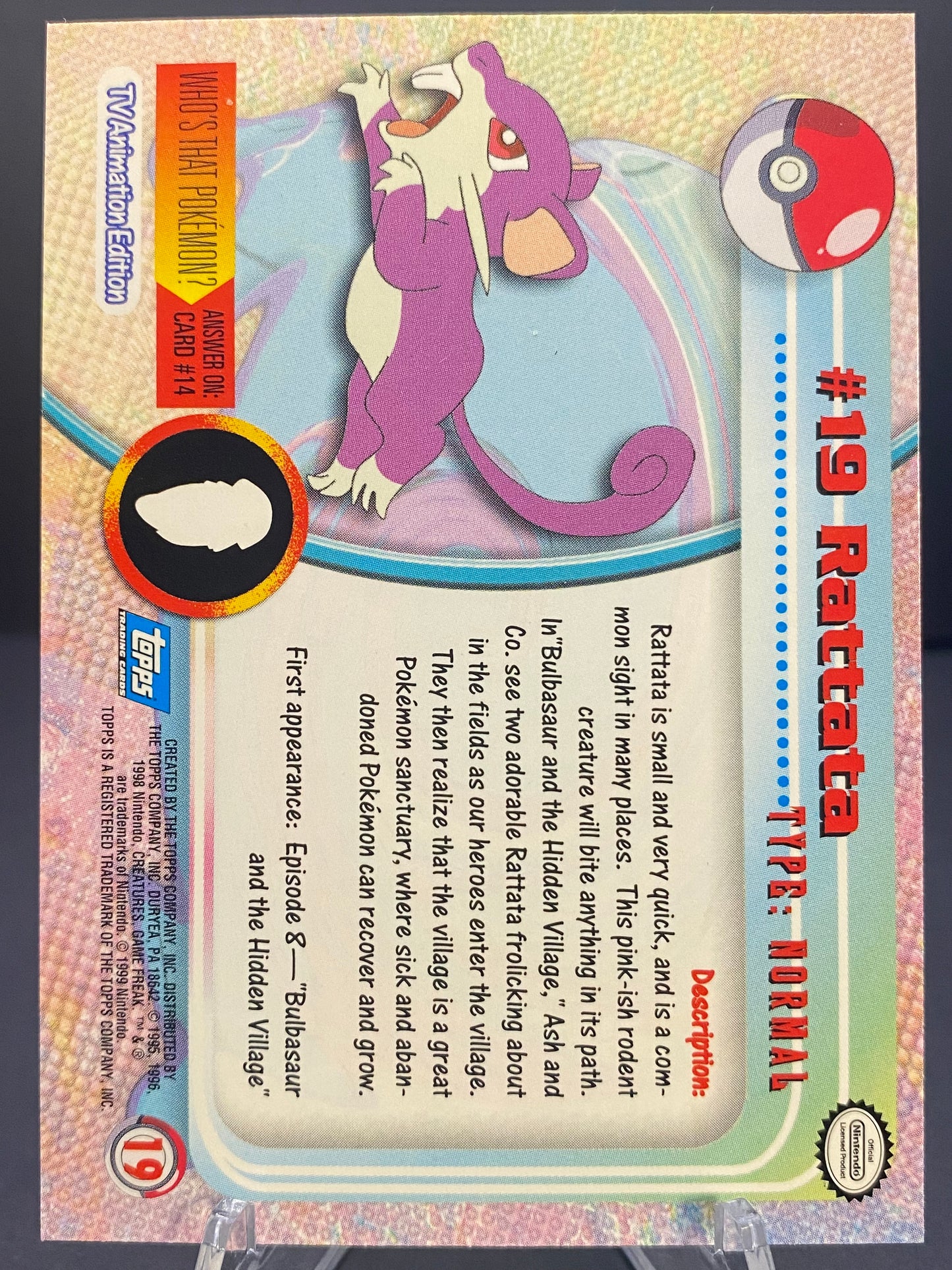 Rattata Topps - Series 1