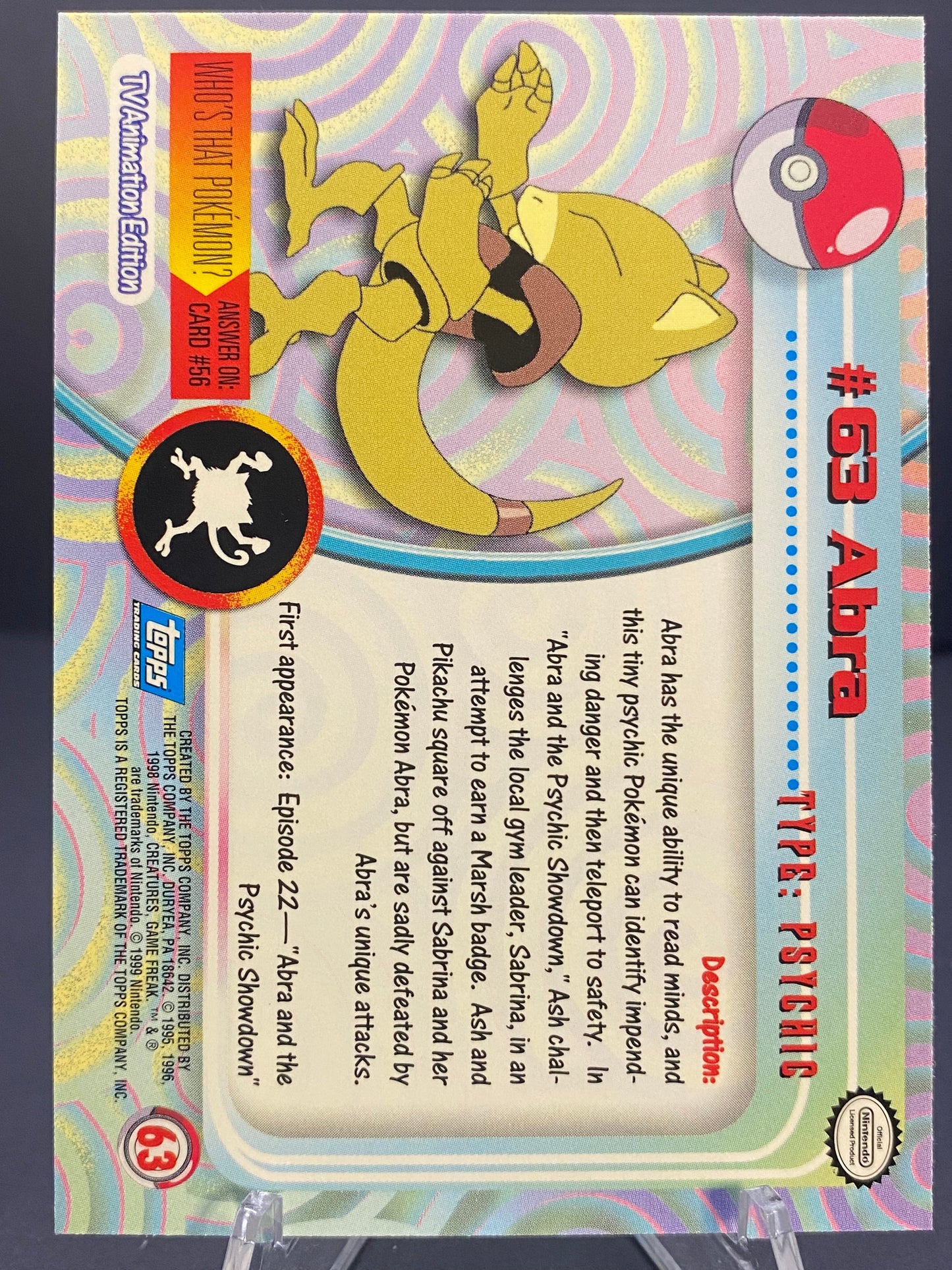 Abra Topps - Series 1