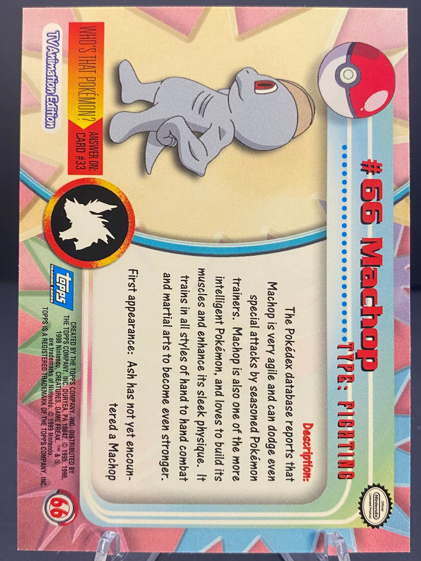 Machop Topps - Series 1