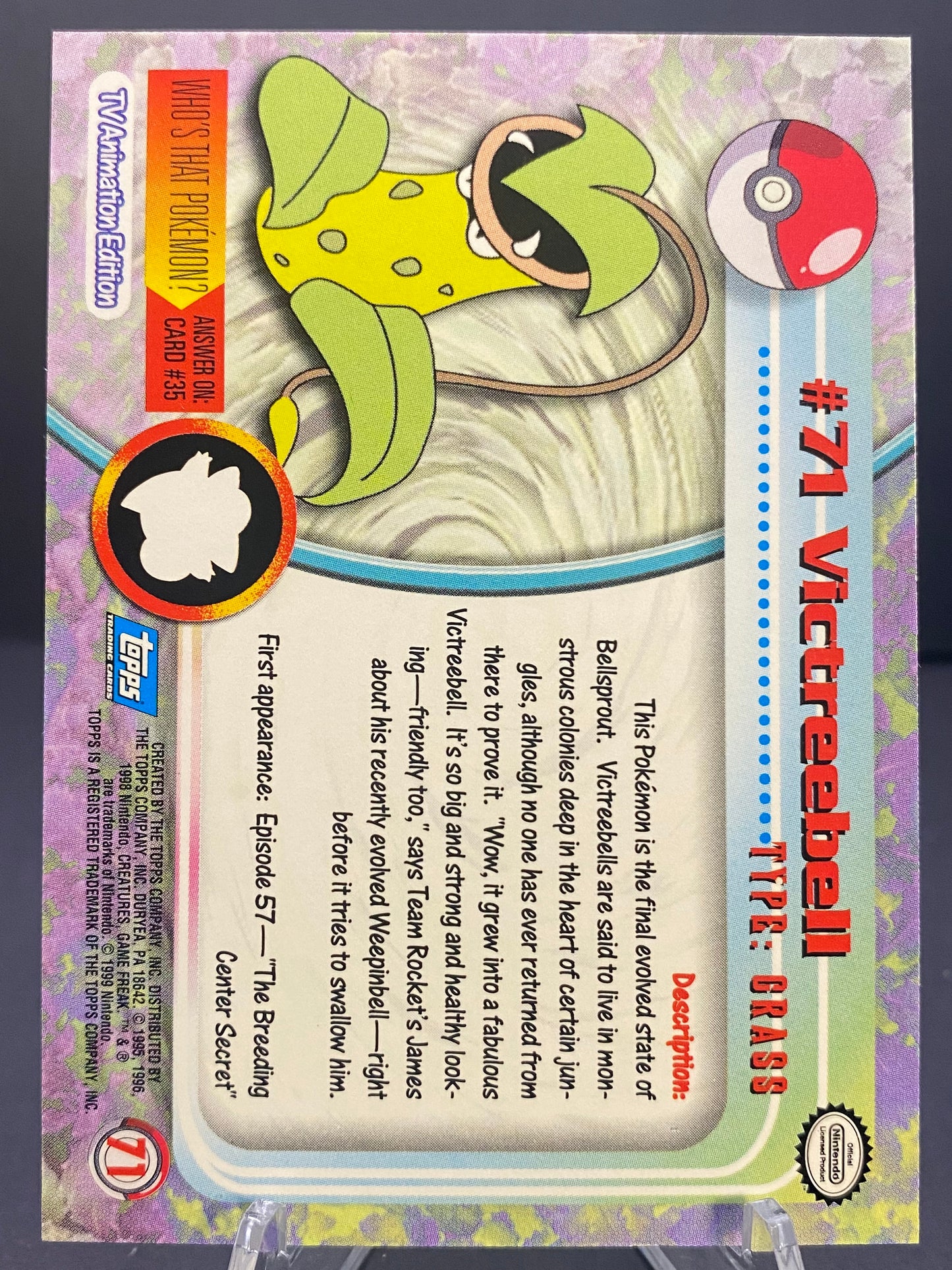 Victreebell Topps - Series 1