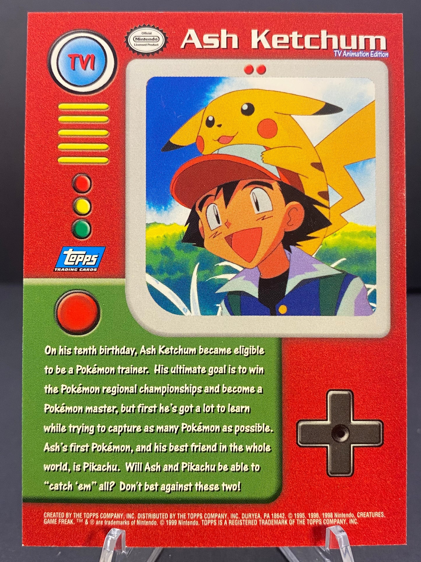 Ash Ketchum Topps - Series 1