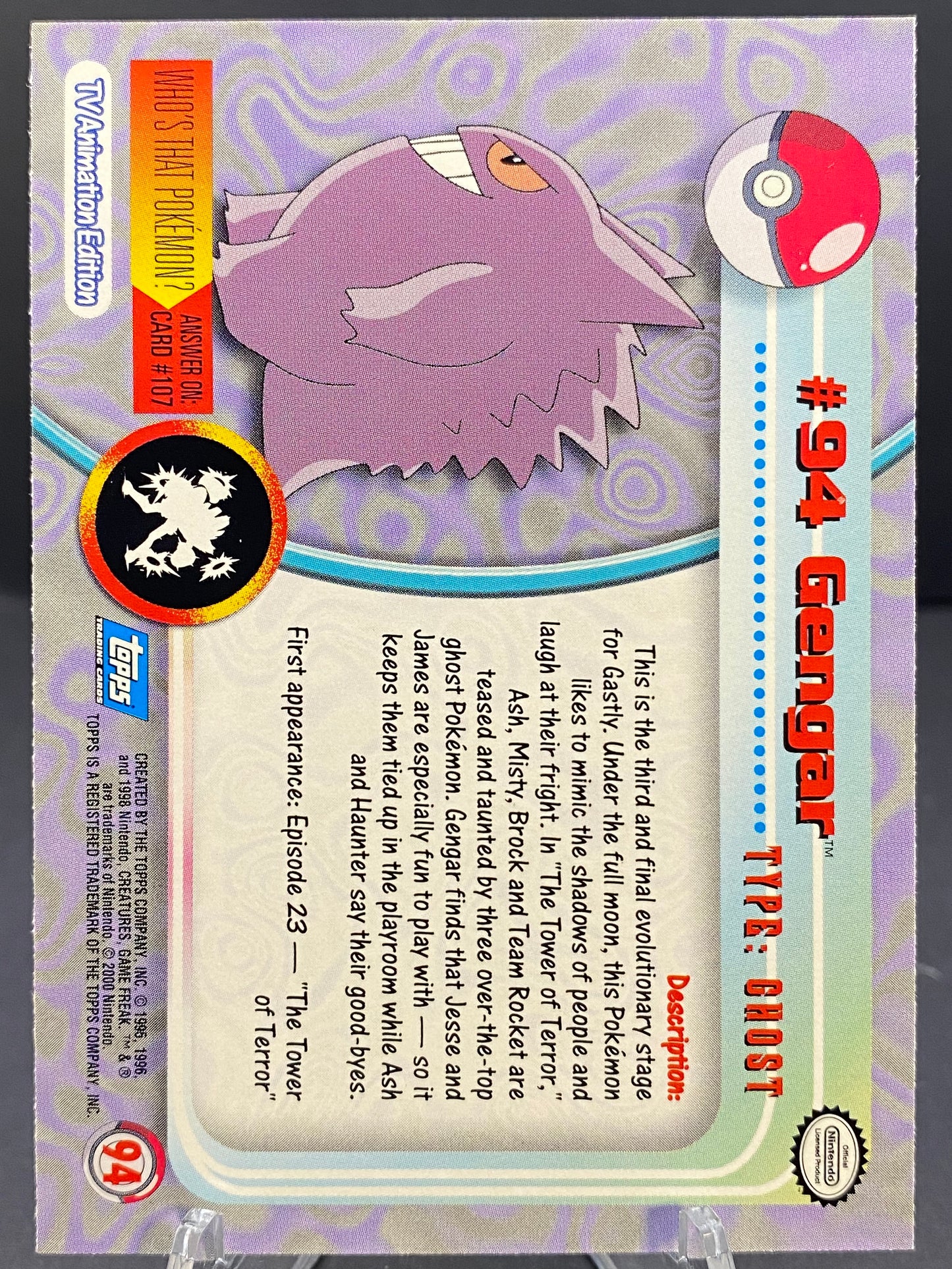 Gengar Topps - Series 2